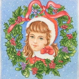 Рождественская открытка.