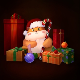 Новогодняя открытка