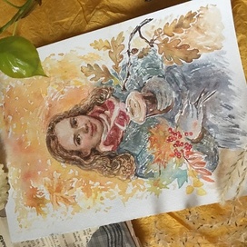 «Девушка и осень»