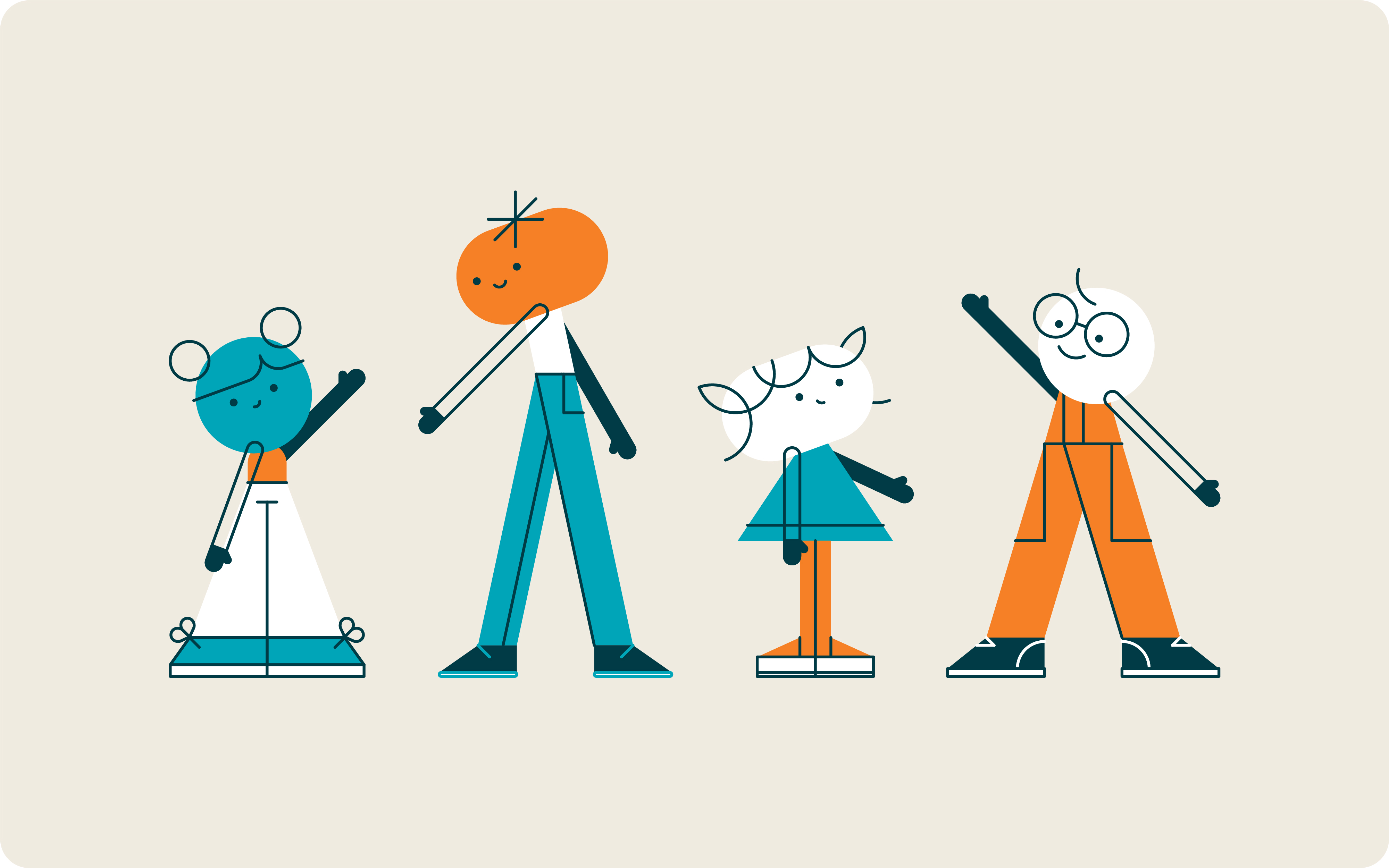 Детские персонажи для Invitro