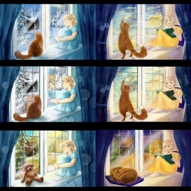 Девочка у окна