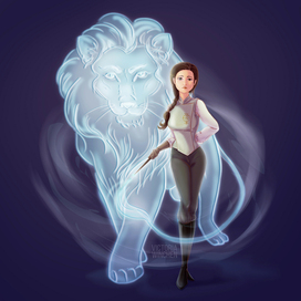 Иллюстрация на конкурс "Мой патронус"