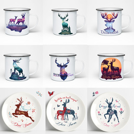 Принты для сувенирной продукции