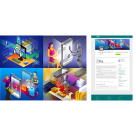 Сайт и иллюстрация