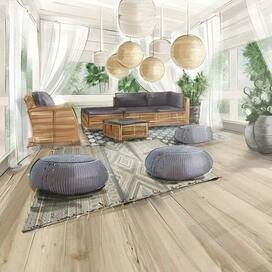 Визуализация интерьера веранды