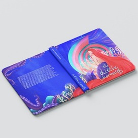 Иллюстрация к обложке книги "Русалочка"