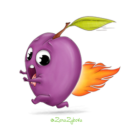 Слива в огне дедлайнов