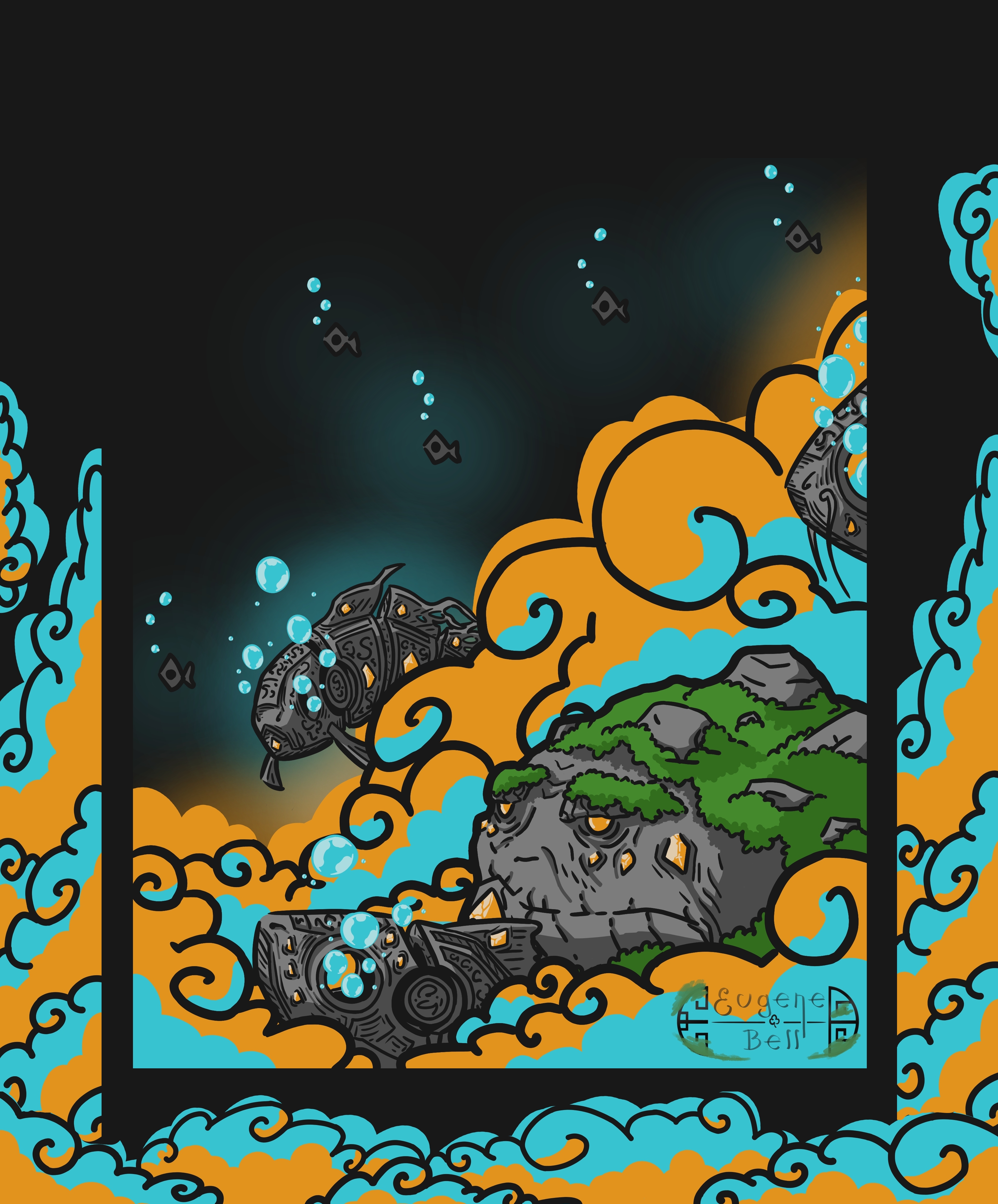 Дизайн наклеек для системного блока