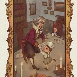 Иллюстрация "По ту сторону изгороди"