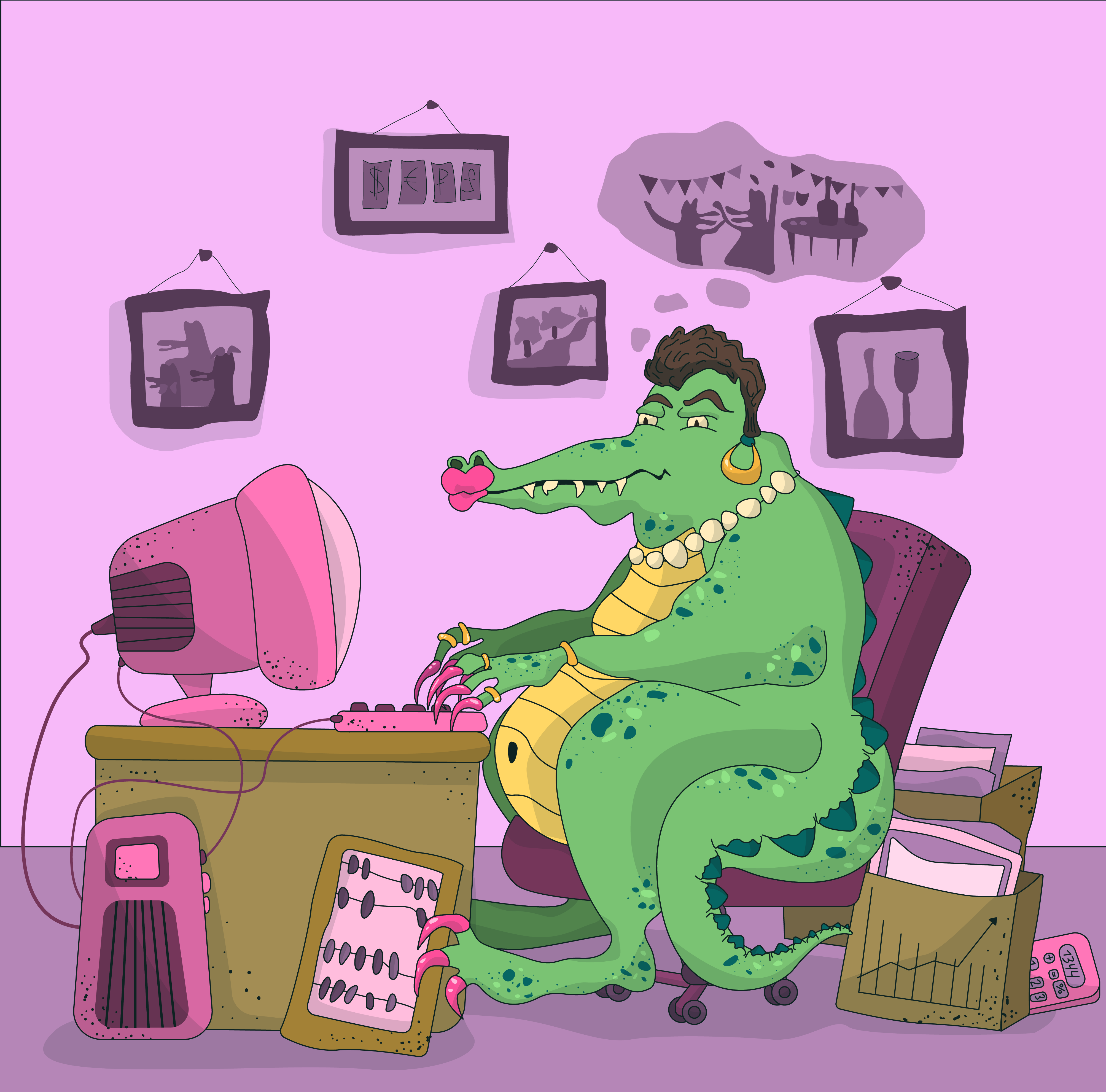 Бухгалтерша Крокозельда