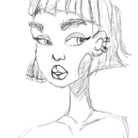 портрет девушки