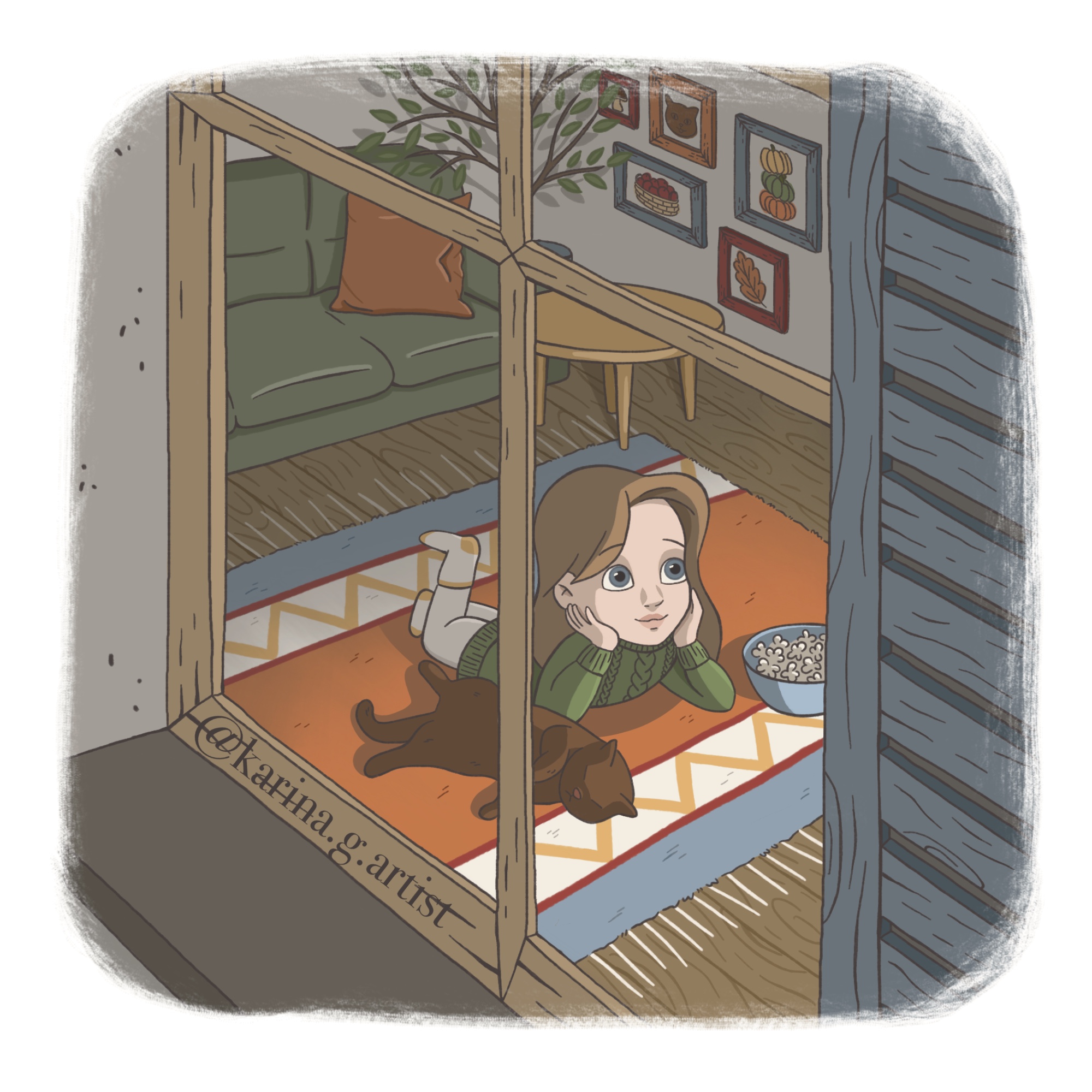 Уютный просмотр фильма