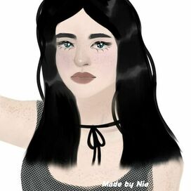 Девушка с чокером