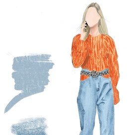 Эскиз джинсы