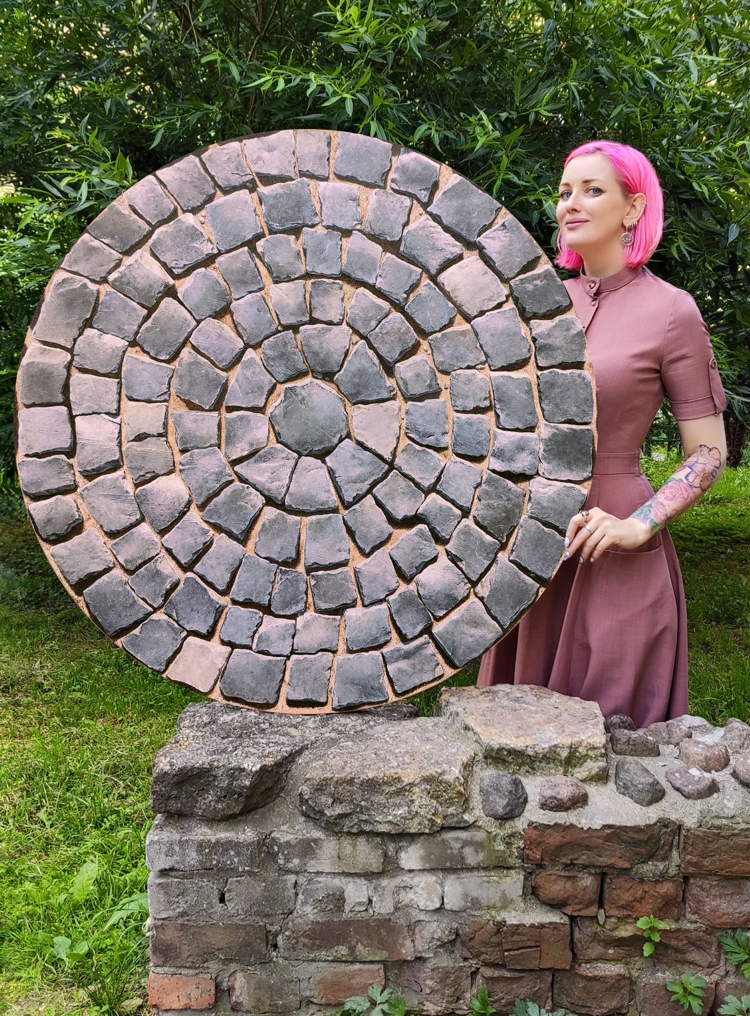 Брусчатка дворцовой площади. Масштаб 1:1