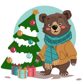 Мишка и Ёлка