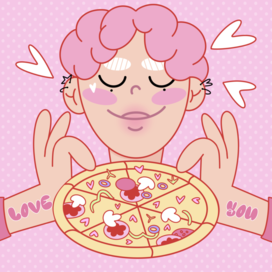 Открытка на день святого валентина