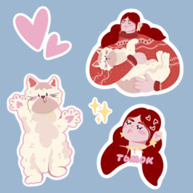 стикеры для котика Старс