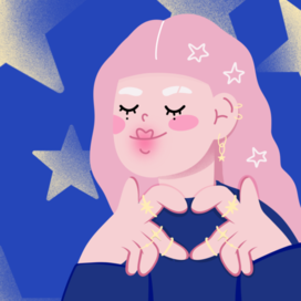 Иллюстрация для ювелирного бренда