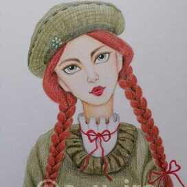 Кукла в берете