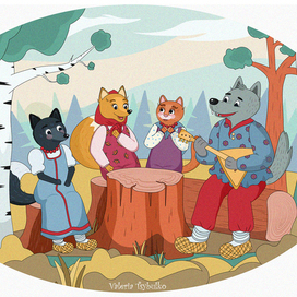 Русская сказка. Иллюстрация