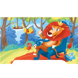 Иллюстрация к сказке "Как звери хвосты выбирали"