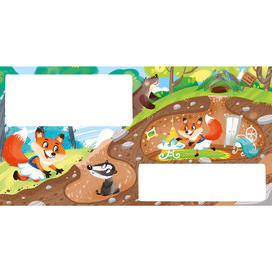 Иллюстрация к сказке "Хвосты"