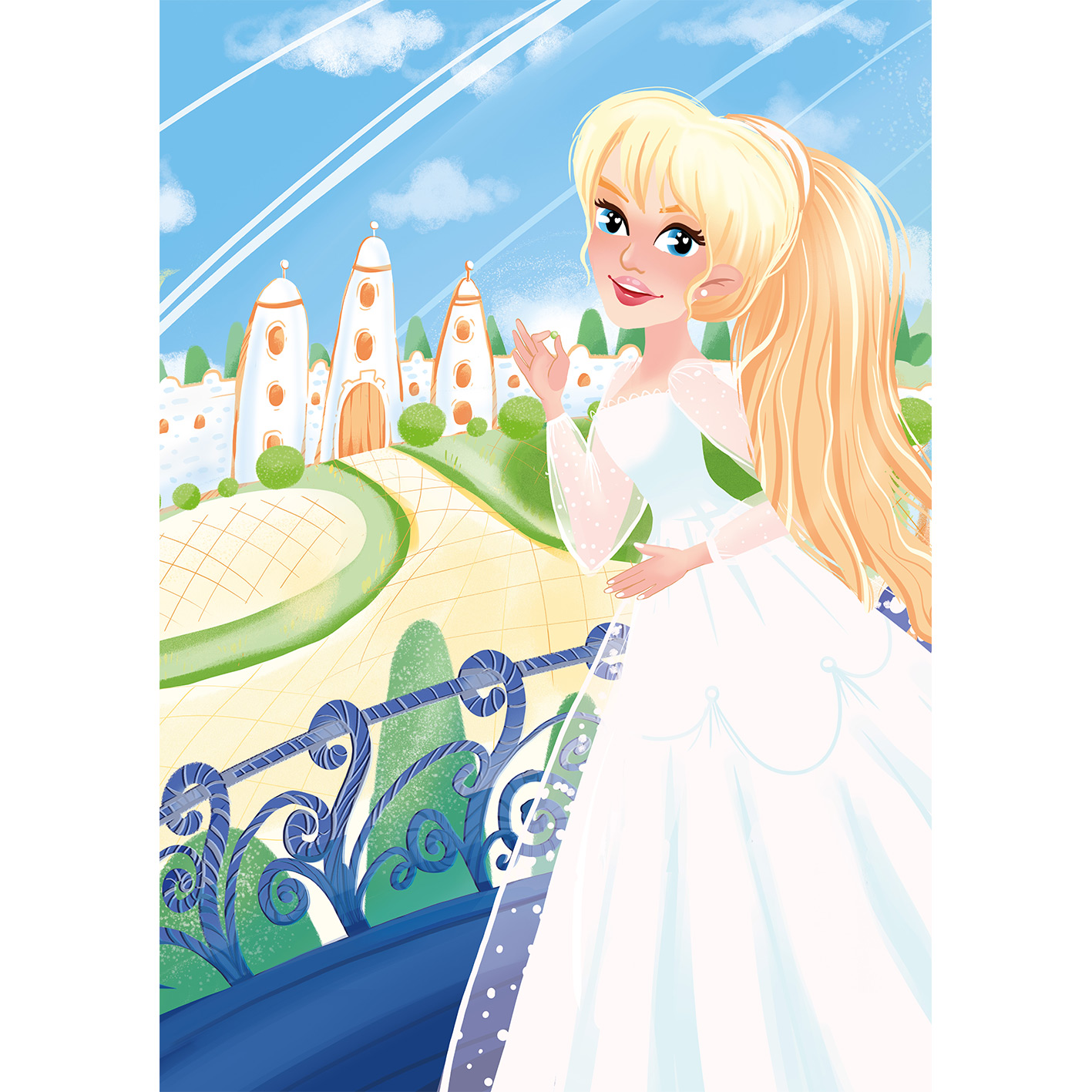 Иллюстрация к сказке "Золушка".