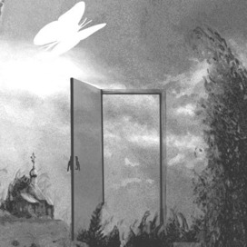 Иллюстрация по рассказу "Бабочки" из книги-сборника рассказов "#Соавторство вслепую"