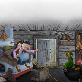 Домовенок Кузя. В злом доме у Бабы Яги 