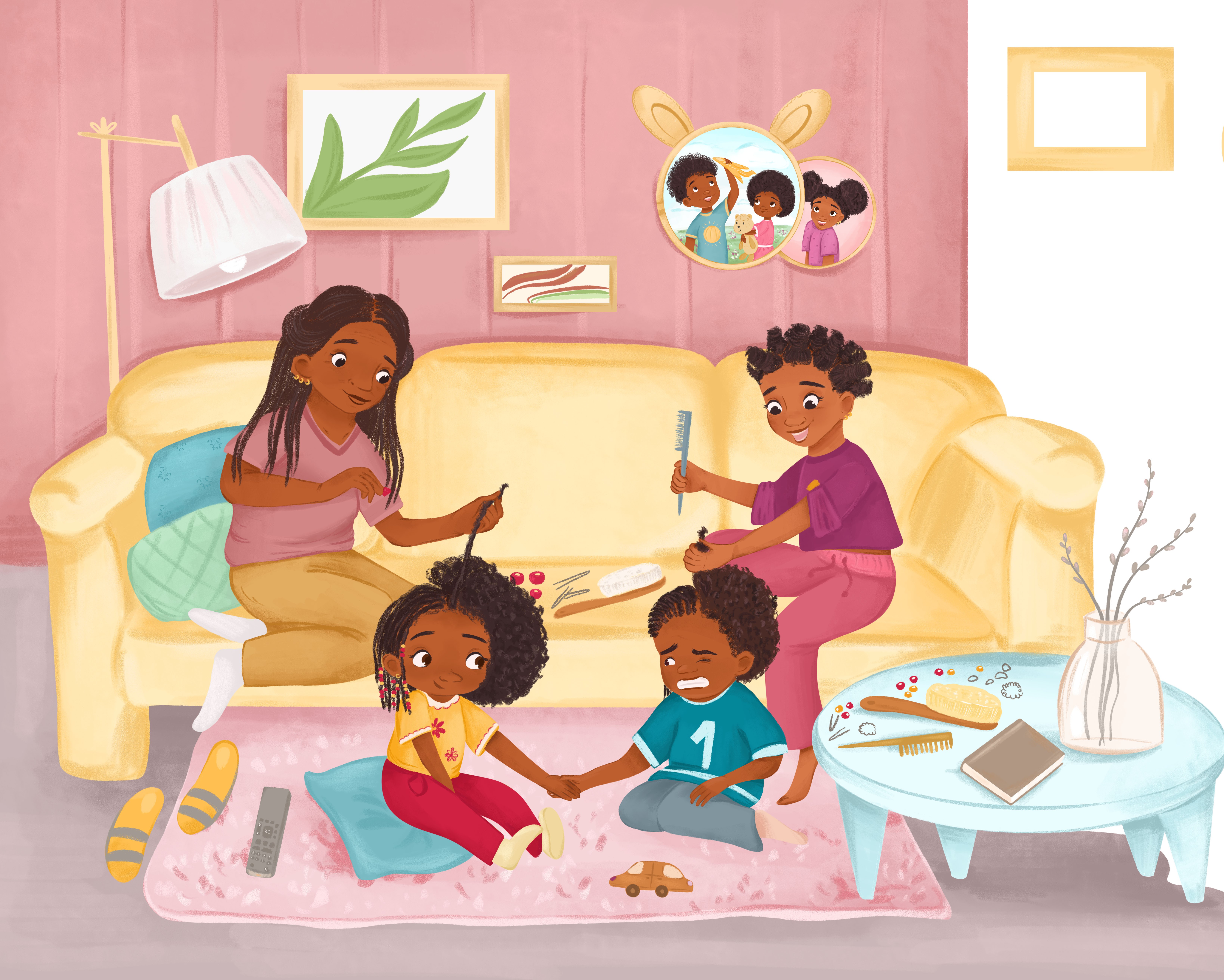 Семейная традиция - заплетание волос