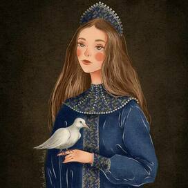 Девушка с голубем