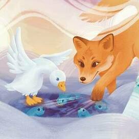 Лисонька и Гусик 