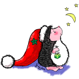 Новогодний ежик