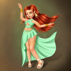 Персонаж танцовщицы