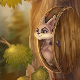 В гости к бельчонку 