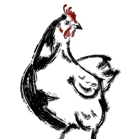 Курочка. Иллюстрация для соцсетей бренда