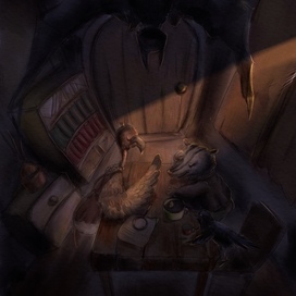 Зверский детектив: сцена в участке 