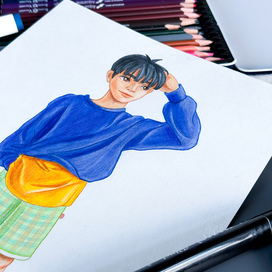 Парень модель азиат