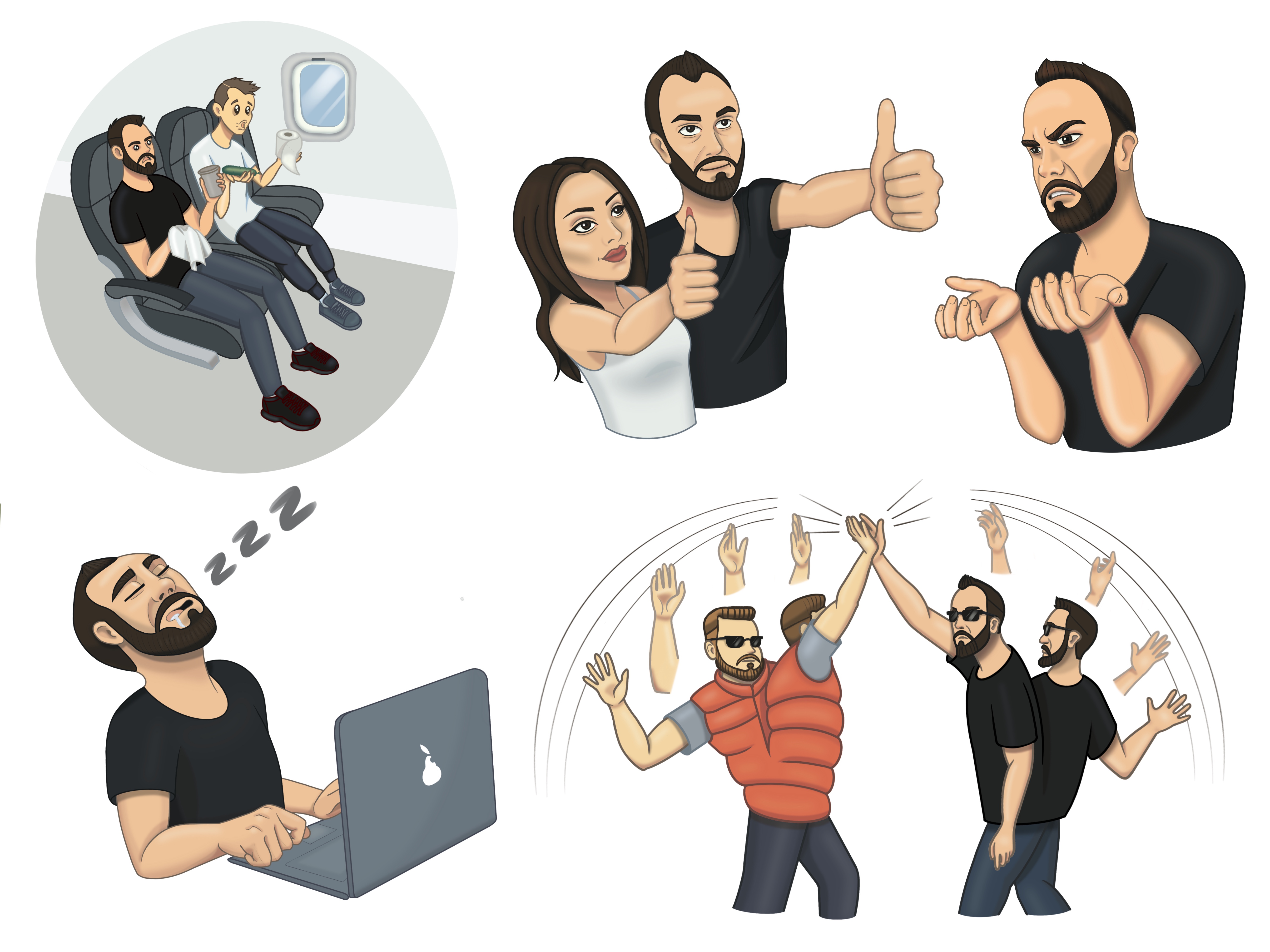 Стикер «Вовены приключения»