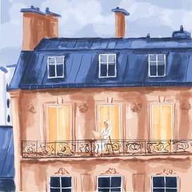 Кофе с видом на Париж