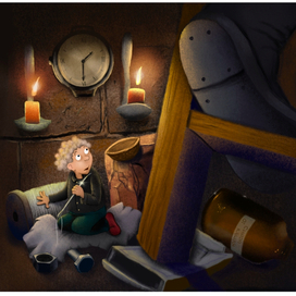 Человечек из печной трубы. 