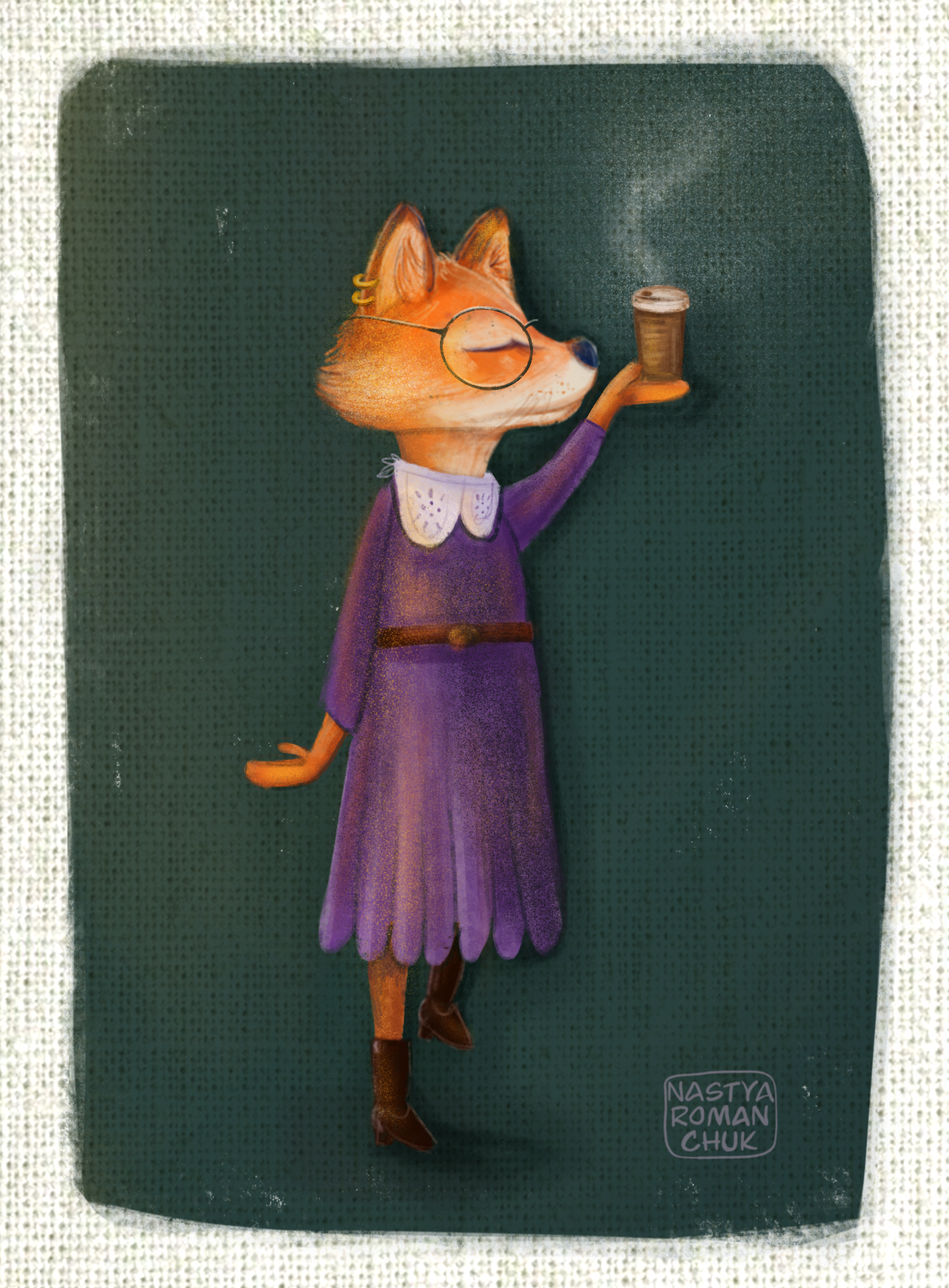 Иллюстрация на стакан кофе