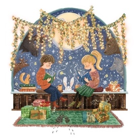 Открытка для книжного магазина