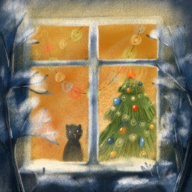 Иллюстрация для моей книги "Скоро-скоро"