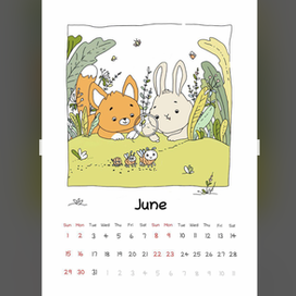 Июнь. Календарь 2025