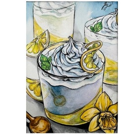 Лимонный десерт