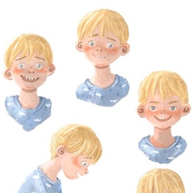 Концепт персонажа мальчика 8 лет