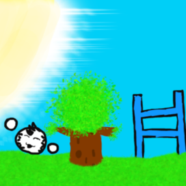 Солнышко на полянке