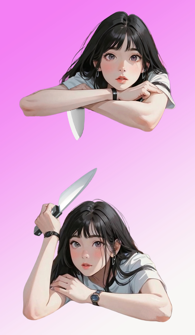 Девушка-нож